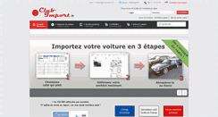 Desktop Screenshot of clubimport.fr