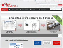 Tablet Screenshot of clubimport.fr
